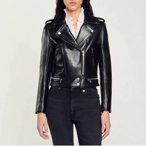 Women's Black Leather Jacket